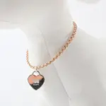 レザークラフトハートネックレス - 画像 (6)