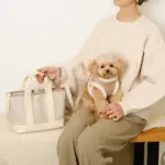 エコレザーボアMIXハーネス+リードSET【名入れ刺繍対応】【旧モデル】 - 画像 (8)